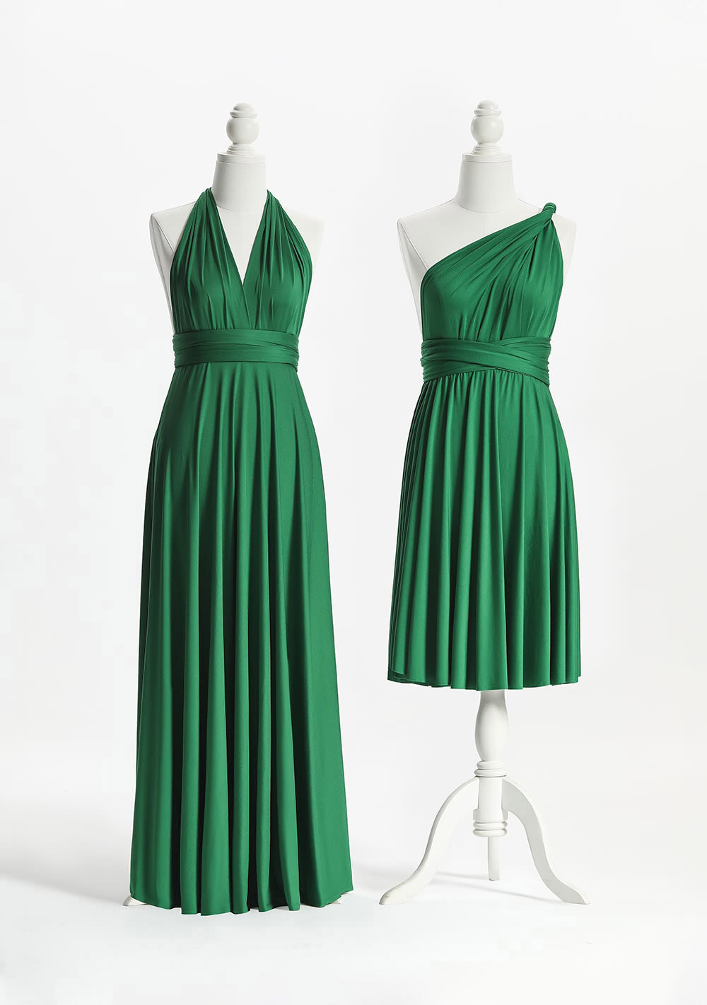 72Styles Emerald Green Multiway Infinity Dress