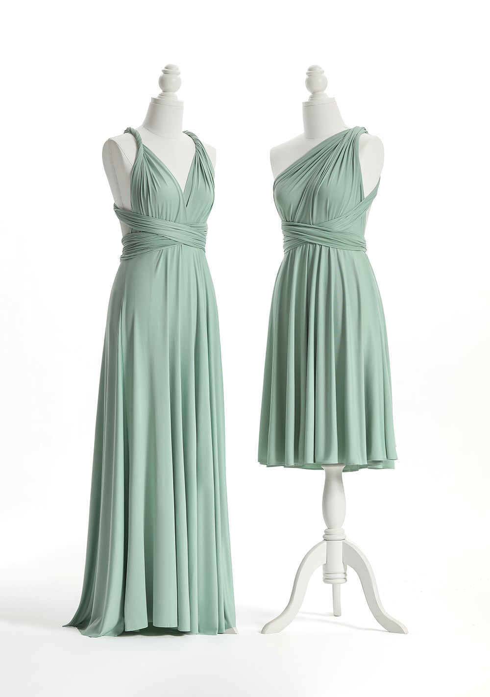 72Styles Sage Green Multiway Infinity Dress