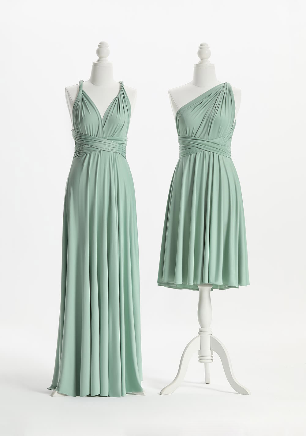 72Styles Sage Green Multiway Infinity Dress