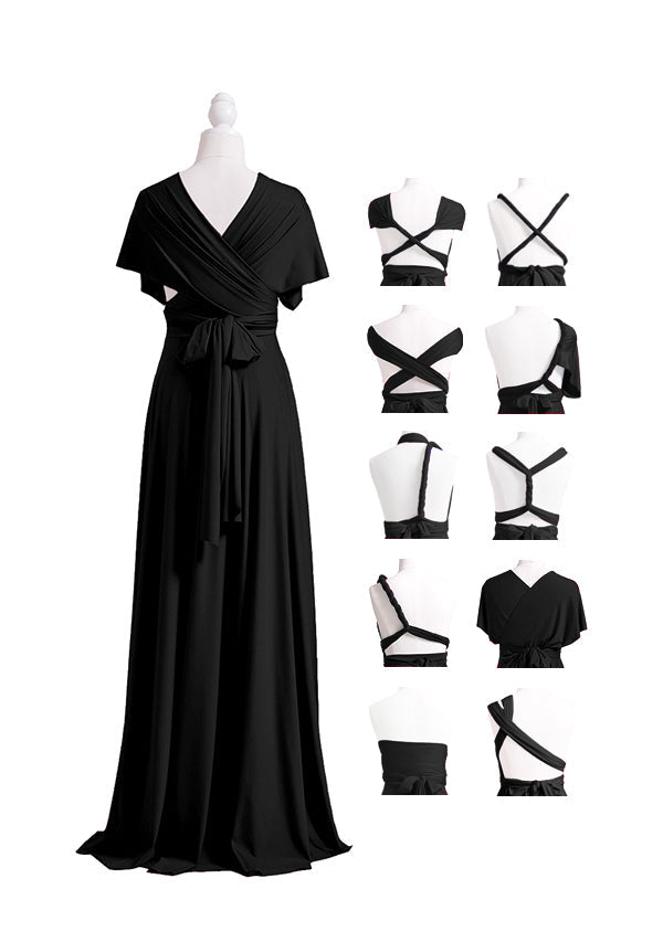 72styles Black Multiway Infinity Dress