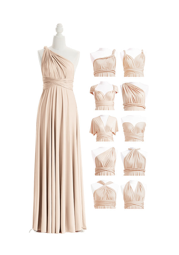 72styles Champagne Multiway Infinity Dress