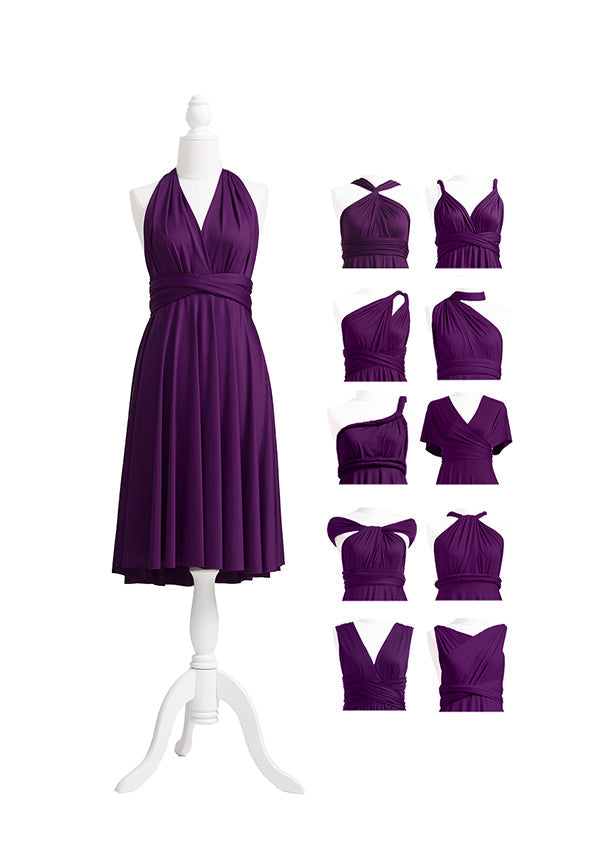 72styles Dark Purple Multiway Infinity Dress