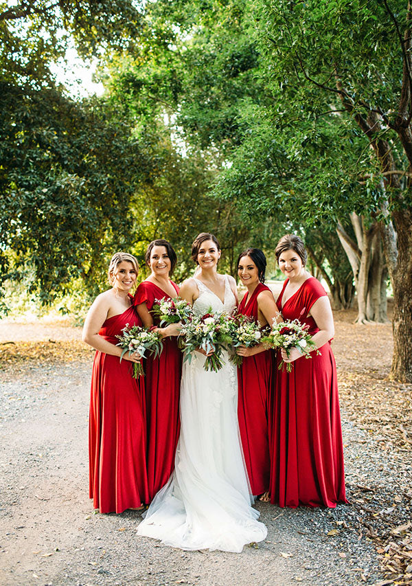 72styles Red Multiway Infinity Dress