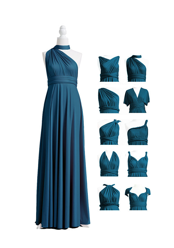 72styles Teal Blue Multiway Infinity Dress