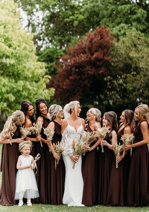 Dark Brown Multiway Infinity Dress - InfinityDress.com