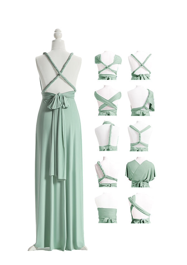 72Styles Sage Green Multiway Infinity Dress