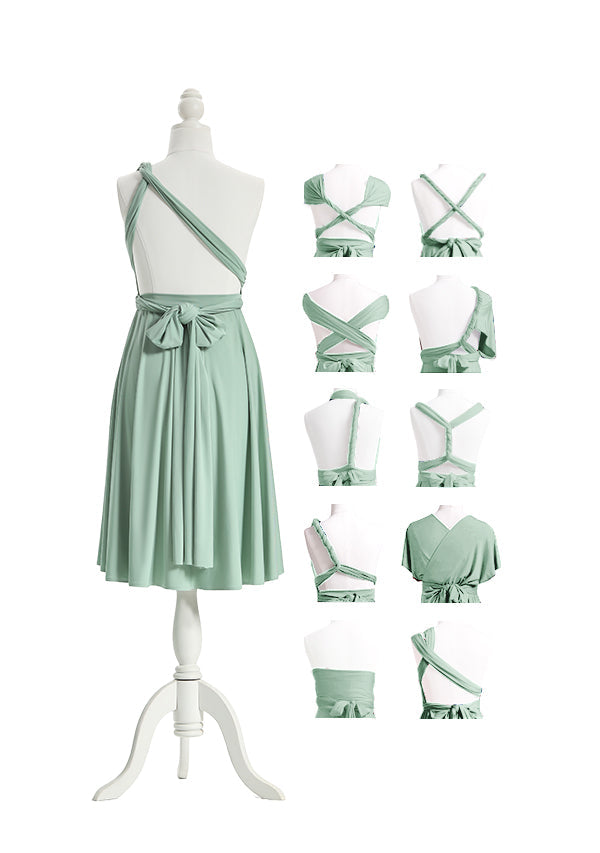 72Styles Sage Green Multiway Infinity Dress