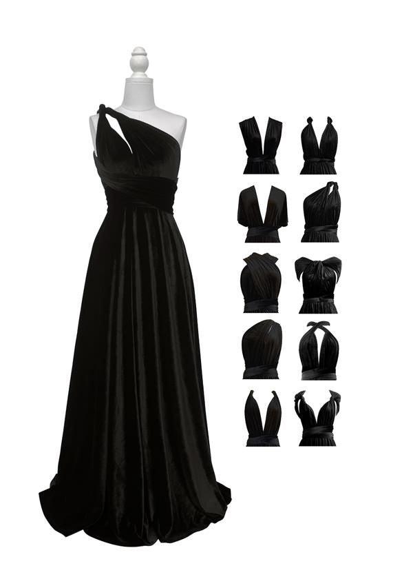 Velvet Multiway Convertible Infinity Dress - InfinityDress.com