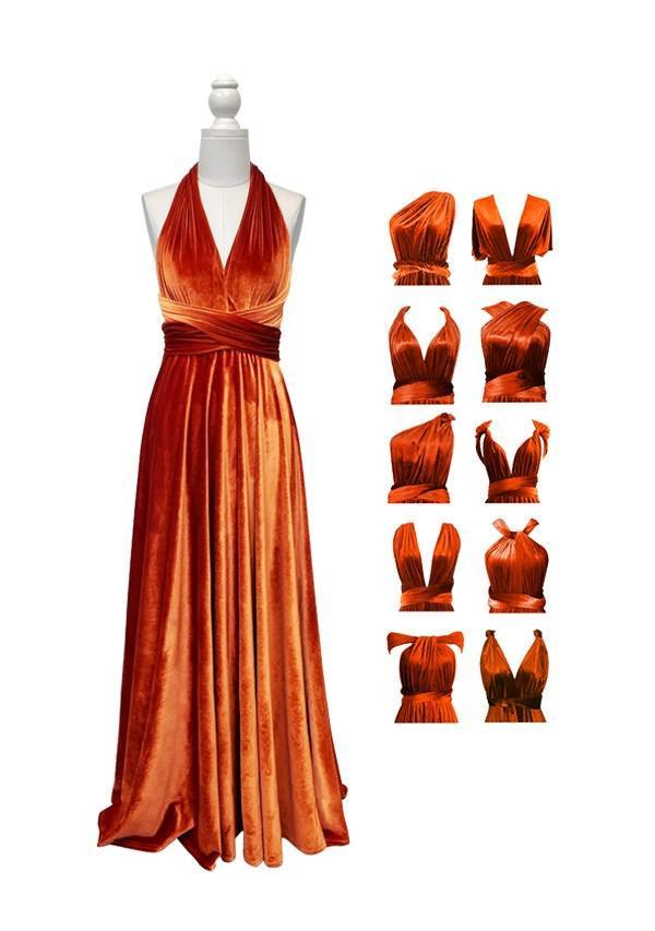 Velvet Multiway Convertible Infinity Dress - InfinityDress.com