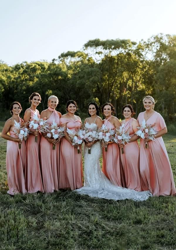 Rose Gold Multiway Infinity Dress - InfinityDress.com
